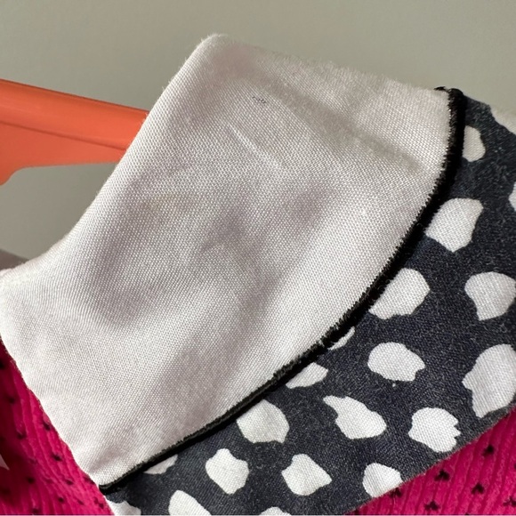 Vintage Small Steps 12 Months Girl Pink Corduroy Bow Dress Top 80s 90s - Picture 4 of 7